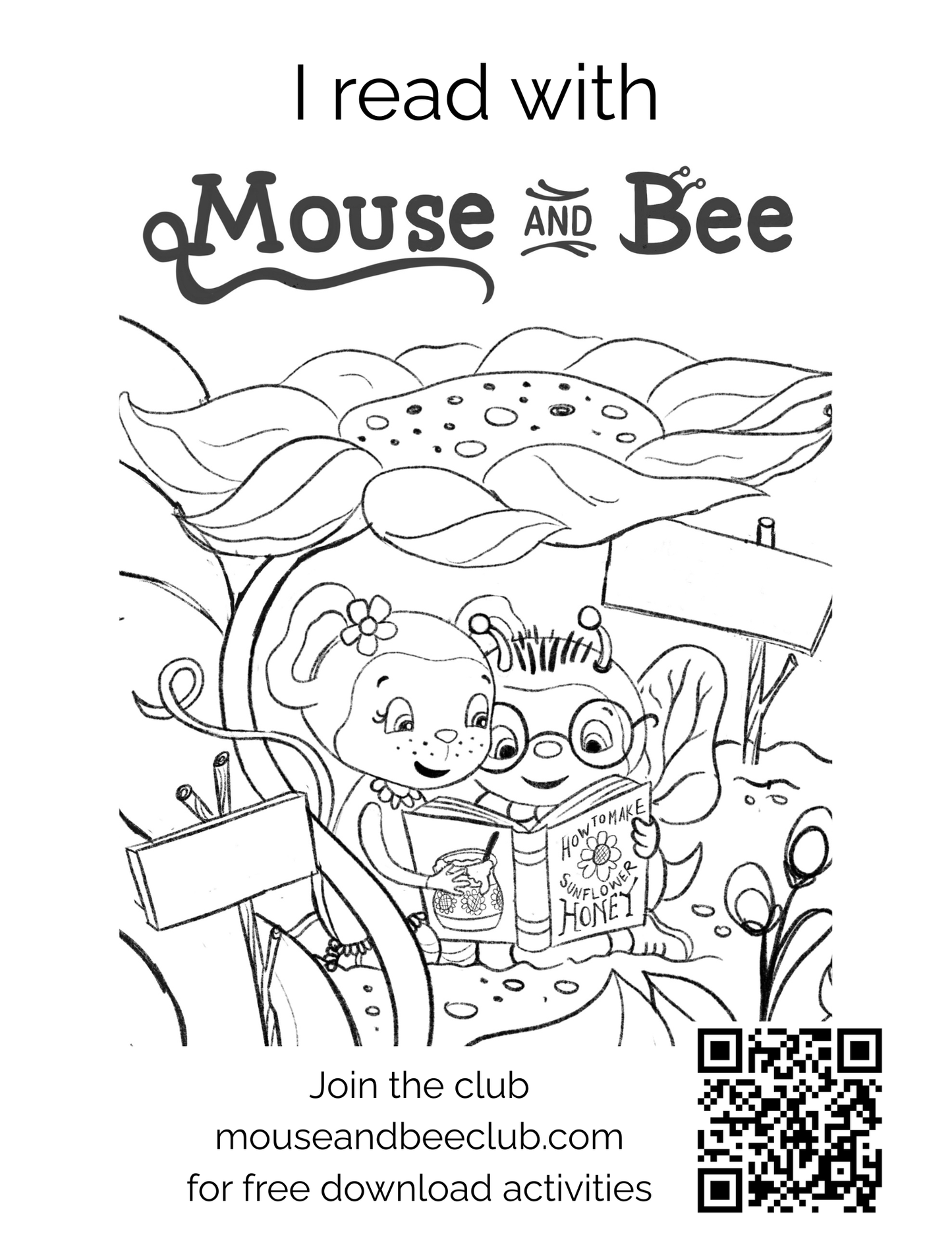 I READ Coloring Sheet